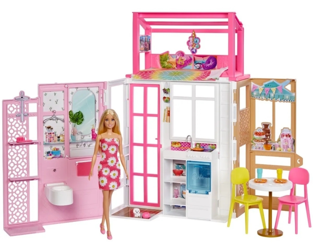 Barbie Estate Casa Glam Con Muñeca Set De Juego