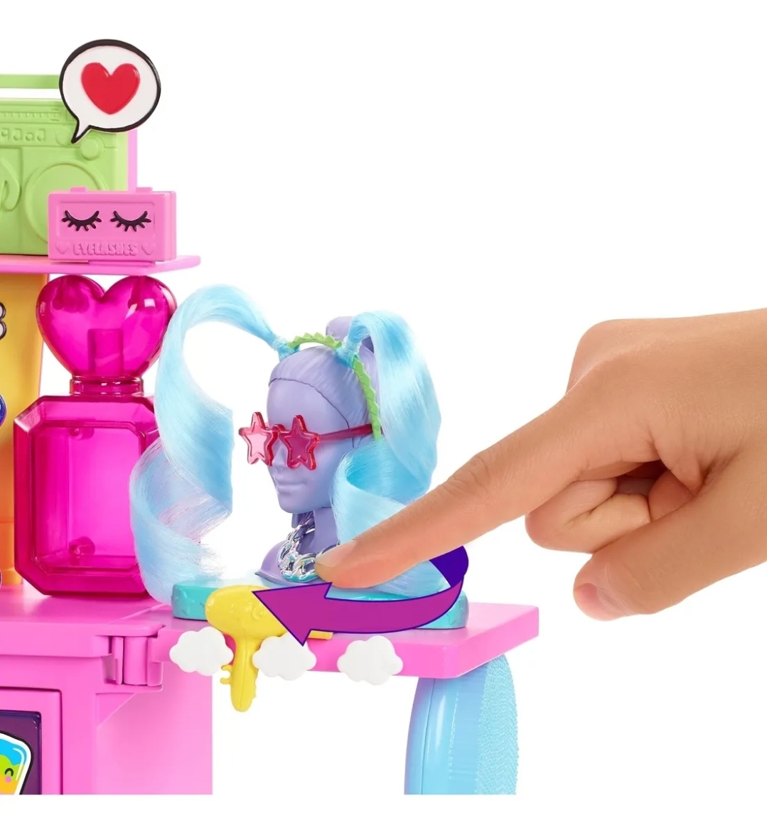 Set De Juego Barbie Extra Tocador Fashion Con Muñeca 