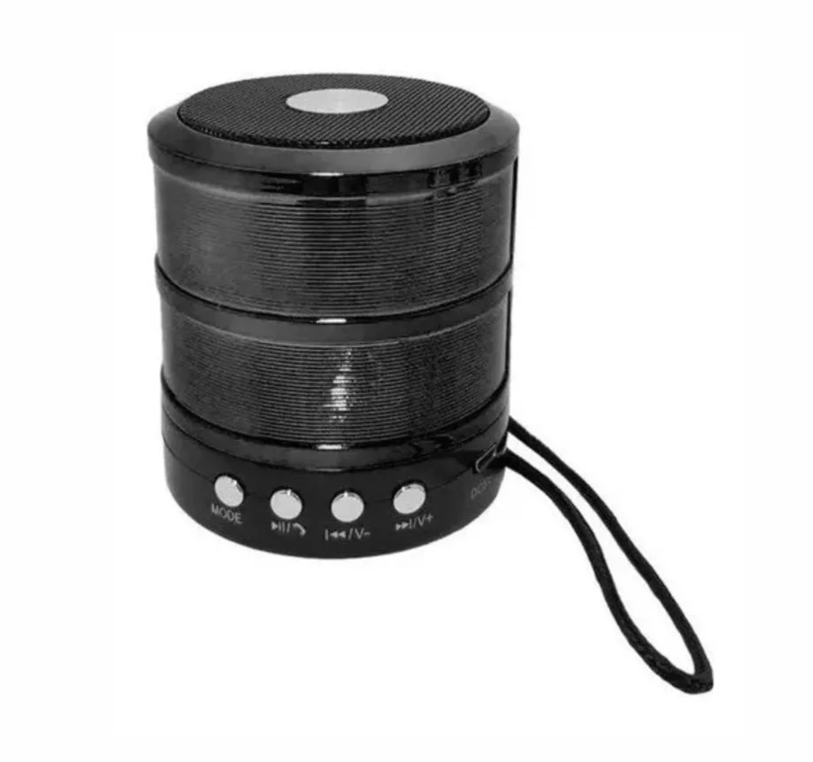 Mini bocina bluetooth portatil Luz Led Radio FM USB SD Aux 3.5 mm bateria recargable 018