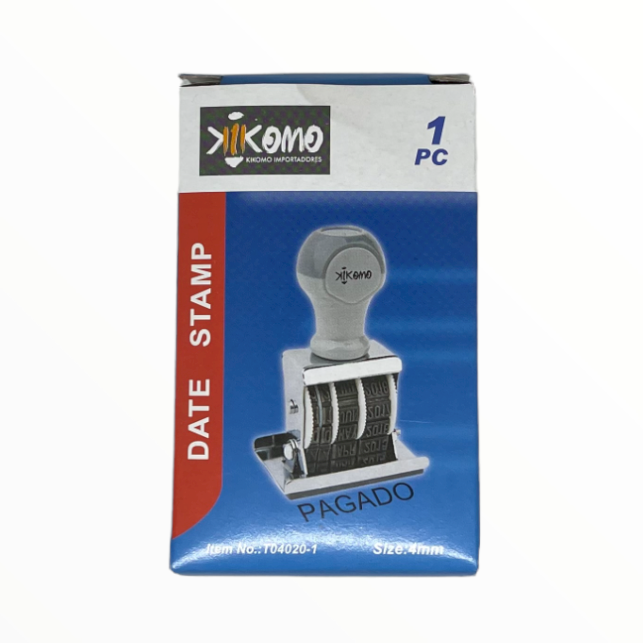 Sello Fechador Con Leyenda Pagado, Recibido, entregado Metalico Excelnte calidad