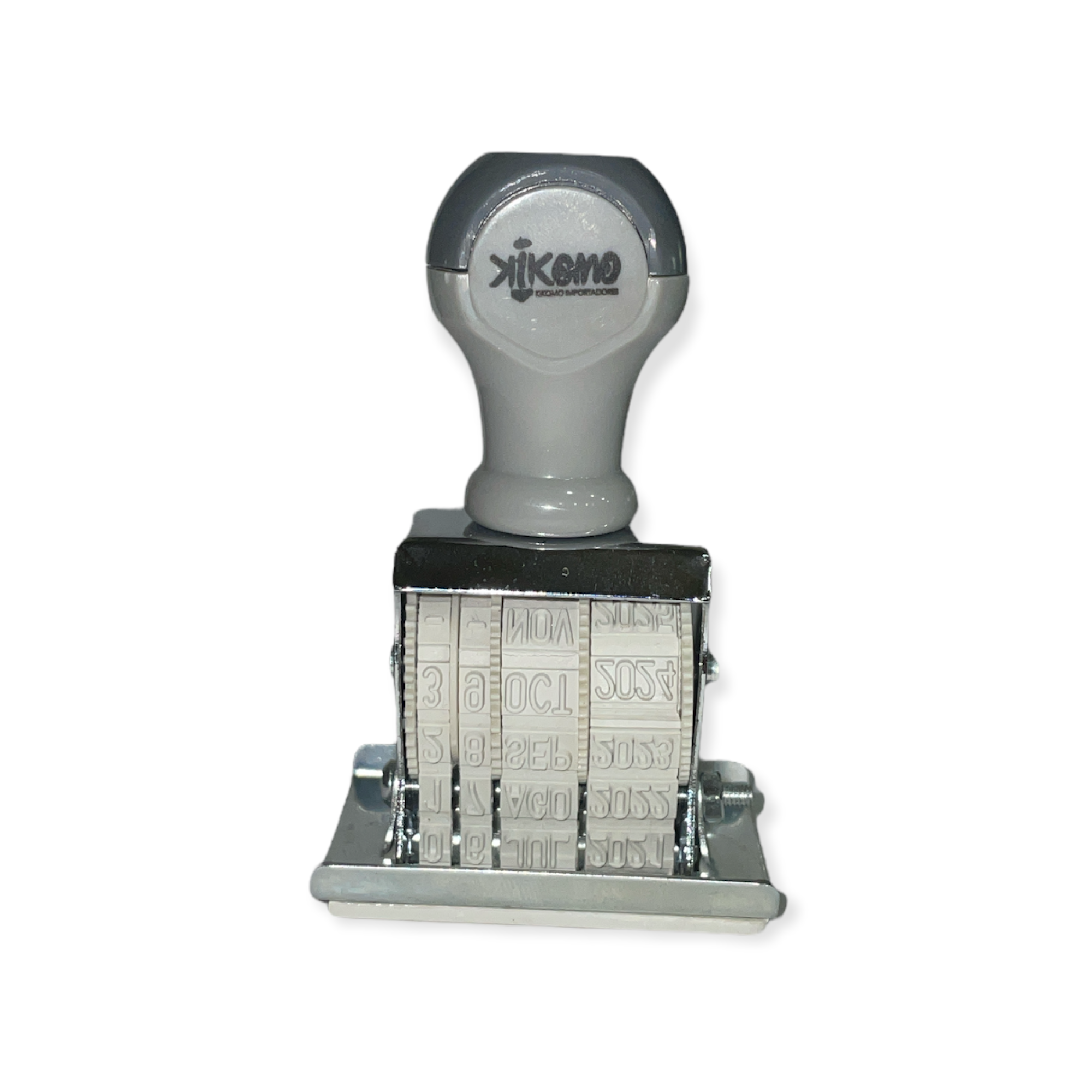 Sello Fechador Con Leyenda Pagado, Recibido, entregado Metalico Excelnte calidad