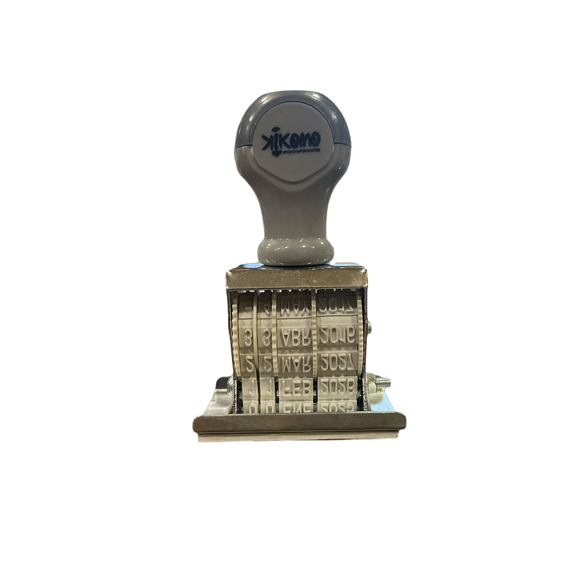 Sello Fechador Con Leyenda Pagado, Recibido, entregado Metalico Excelnte calidad