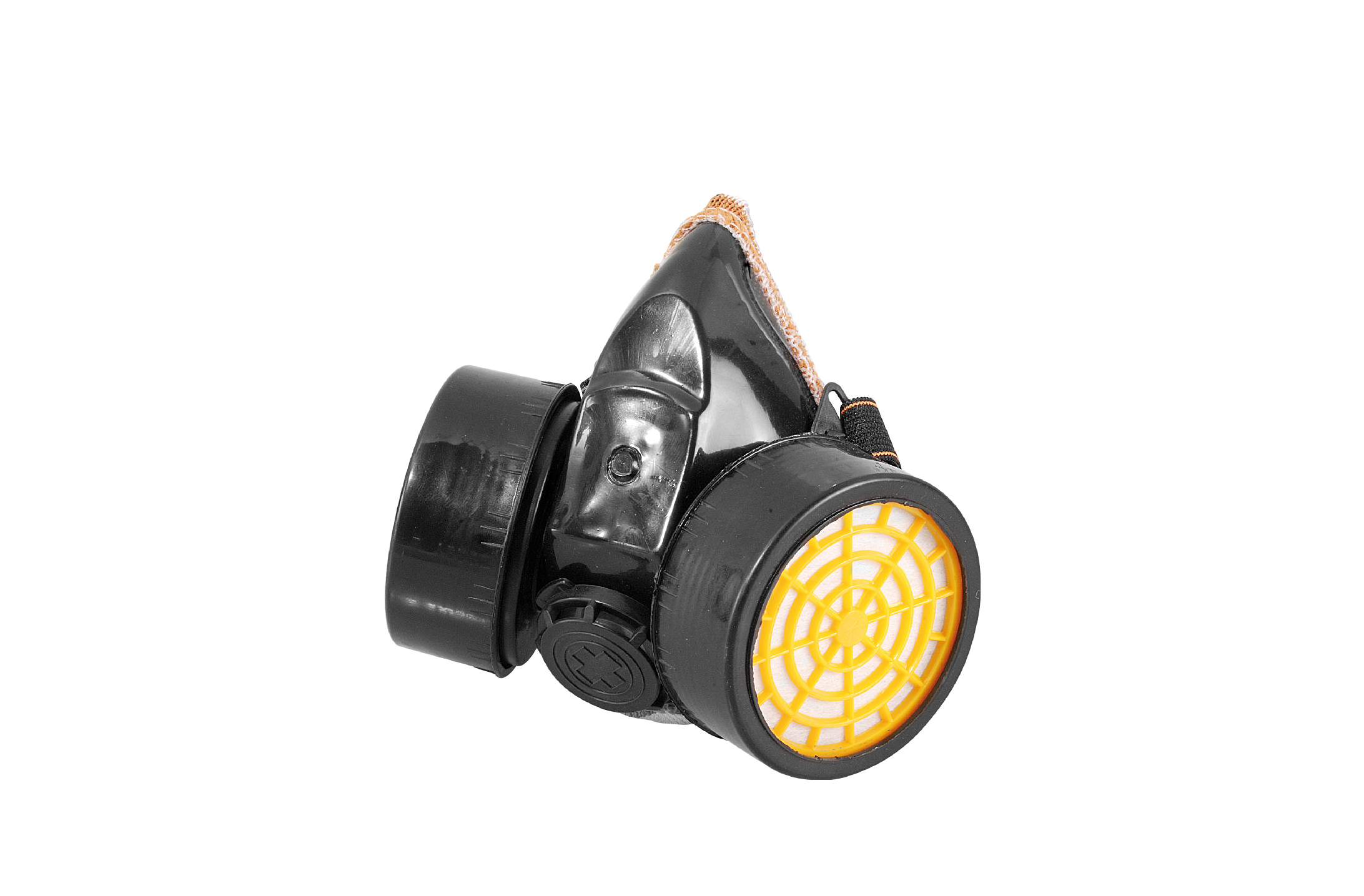 Mascarilla Respirador Doble Filtro Carbón Activado Para Gases Vapores Y Ácidos