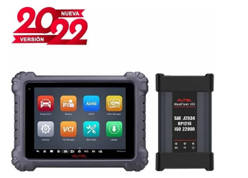 Escaner automotriz MaxiSys MS909 VCI con nuevos protocolos CAN FD osciloscopio y J2534