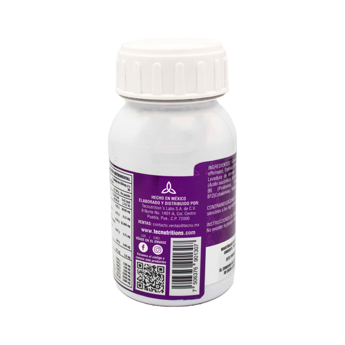 Suplemento alimenticio con aminoácidos, vitaminas y minerales, 9M Complex, 60 tabl