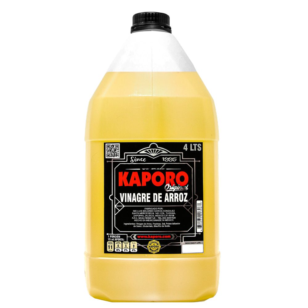Vinagre de Arroz 4 litros Kaporo