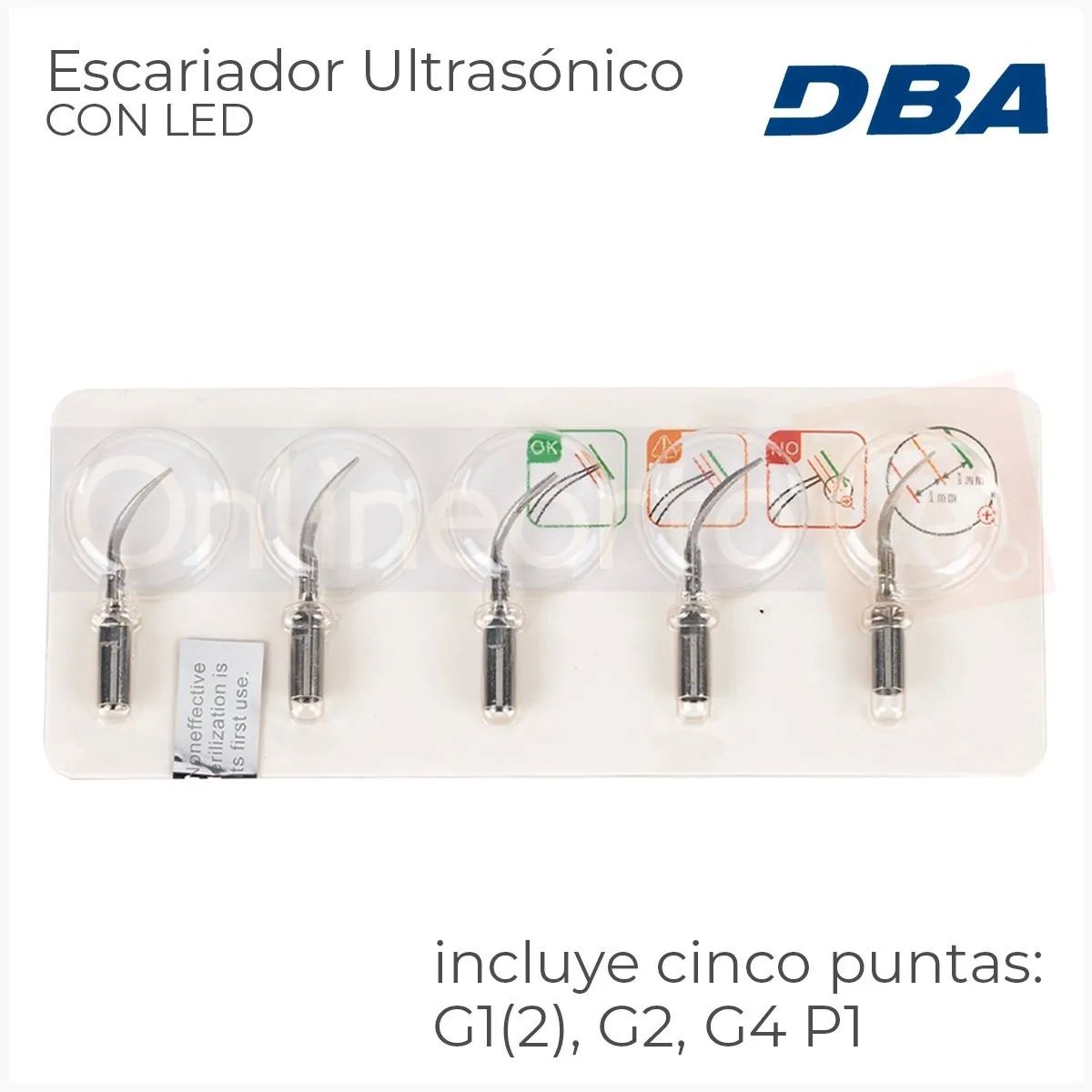Escariador Cavitron DBA Ultrasónico Dental Con Led
