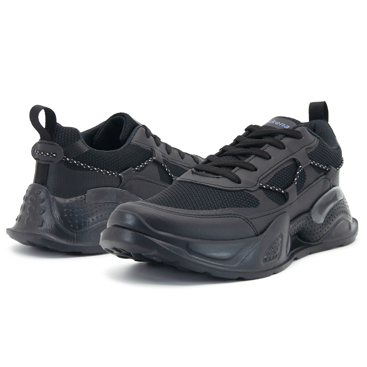 Tenis Deportivo Running Comodos Ultra Ligeros Fitus Negro