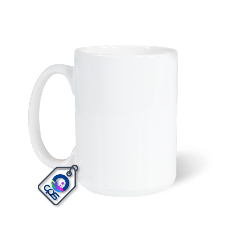 Taza Blanca de 15 oz. para sublimar.