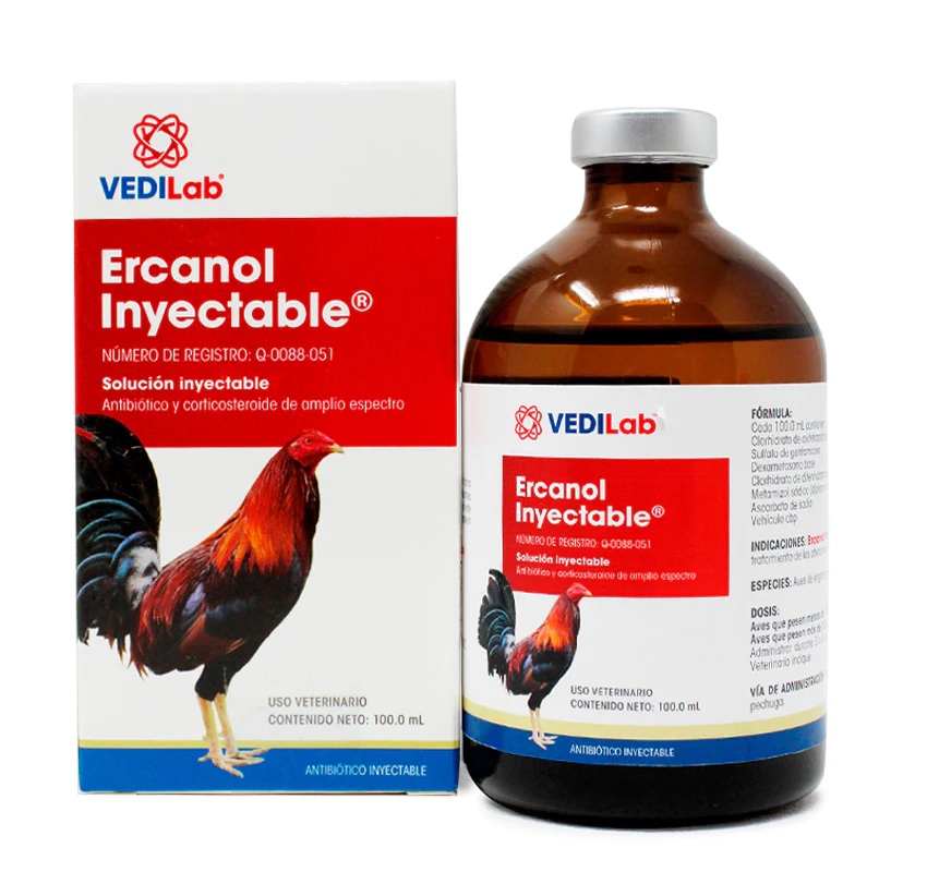 Ercanol Inyectable de 100 ml