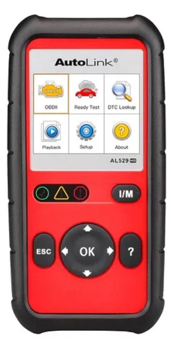 Escaner automotriz AUTEL AL529 diagnóstico para OBD II y CAN pre verificacion