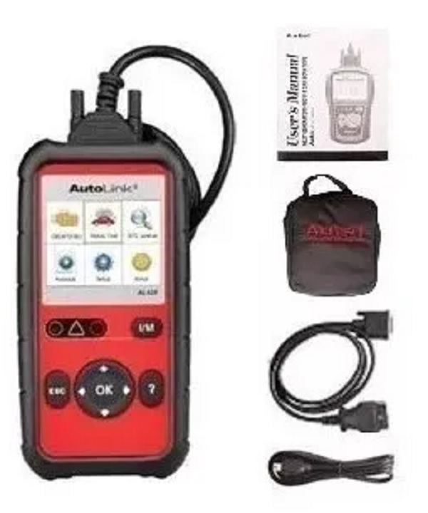 Escaner automotriz AUTEL AL529 diagnóstico para OBD II y CAN pre verificacion