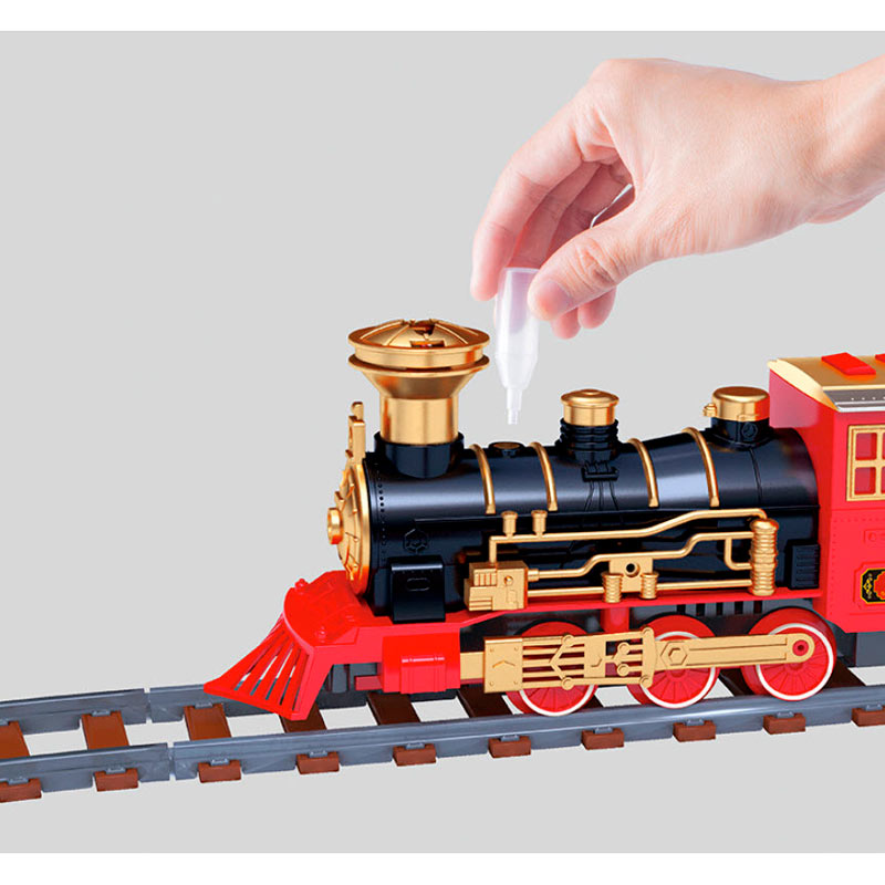 Tren Electrico Vapór  Sonido Juguetes Clasico Navidad Luz  211062  251pz