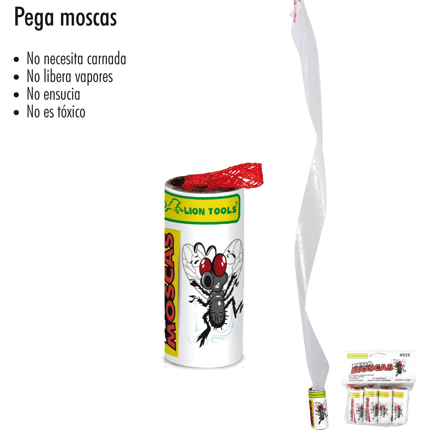 4 Trampa Pega Moscas Tiras No Tóxico Pegamento Pegamoscas Mosca