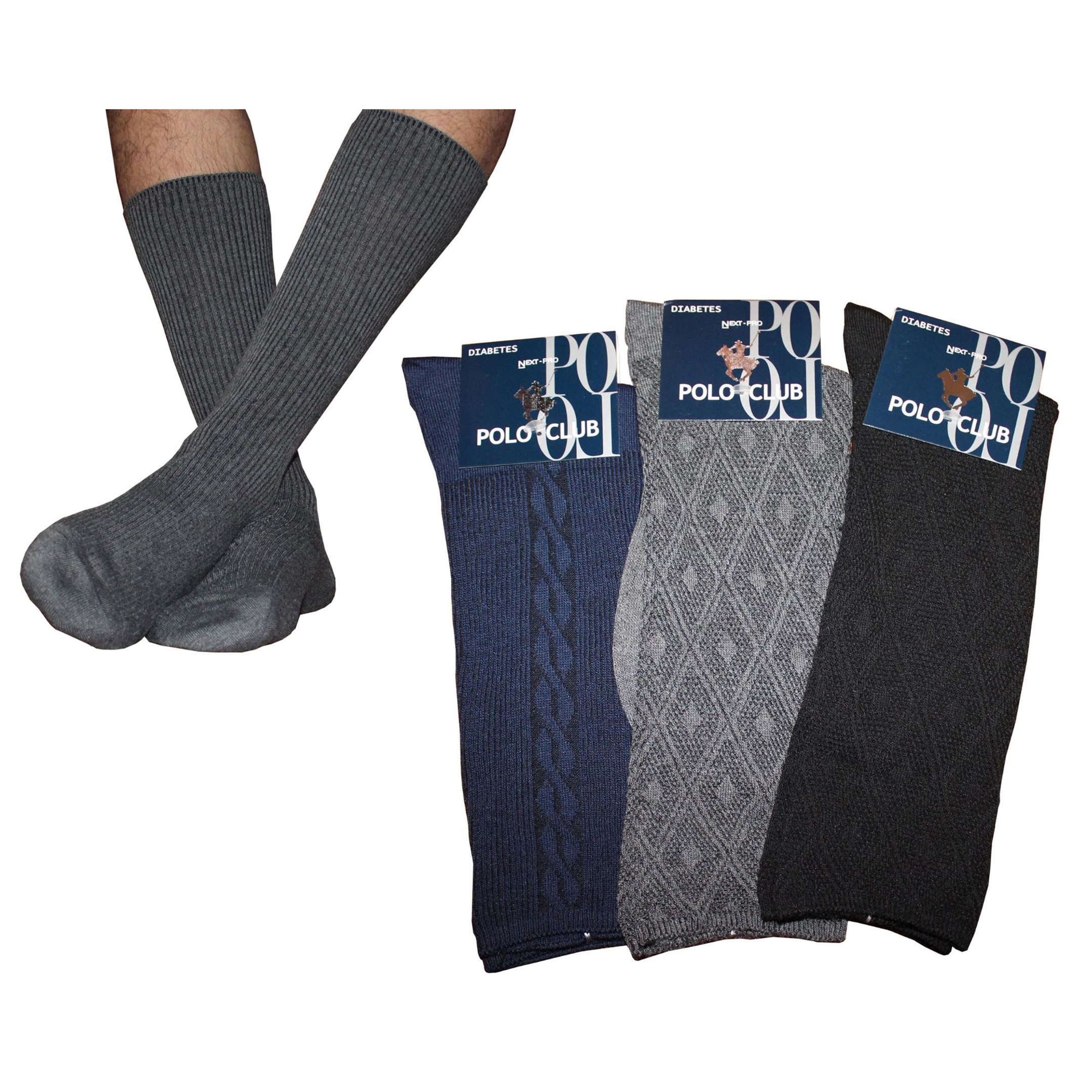 Calcetín P/diabético Caballero Polo Club 6 Pares