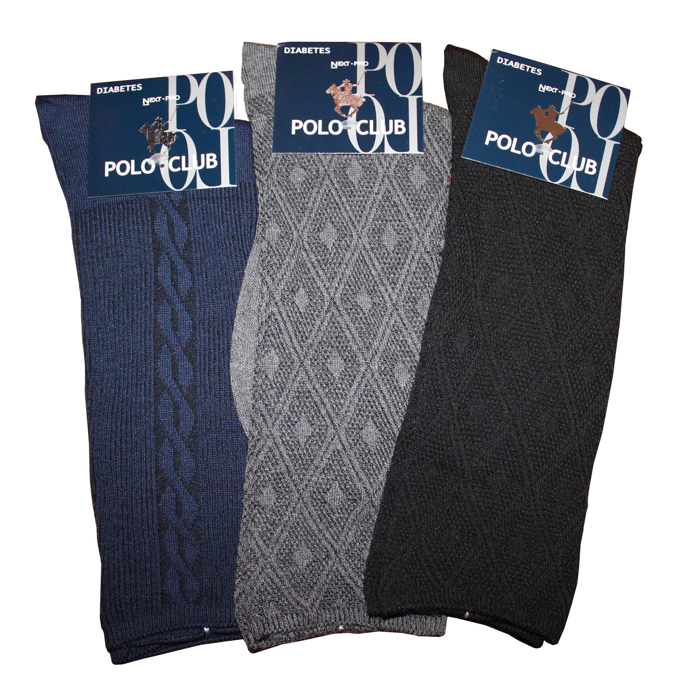 Calcetín P/diabético Caballero Polo Club 6 Pares