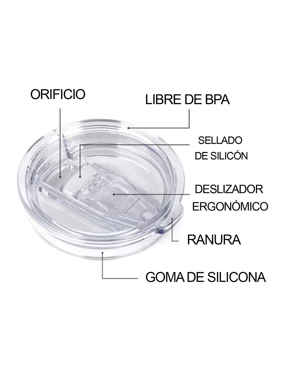 Cartera de cuero uruguayo con termo negro de 350ml con doble pared aislada Dear Boss PT-57