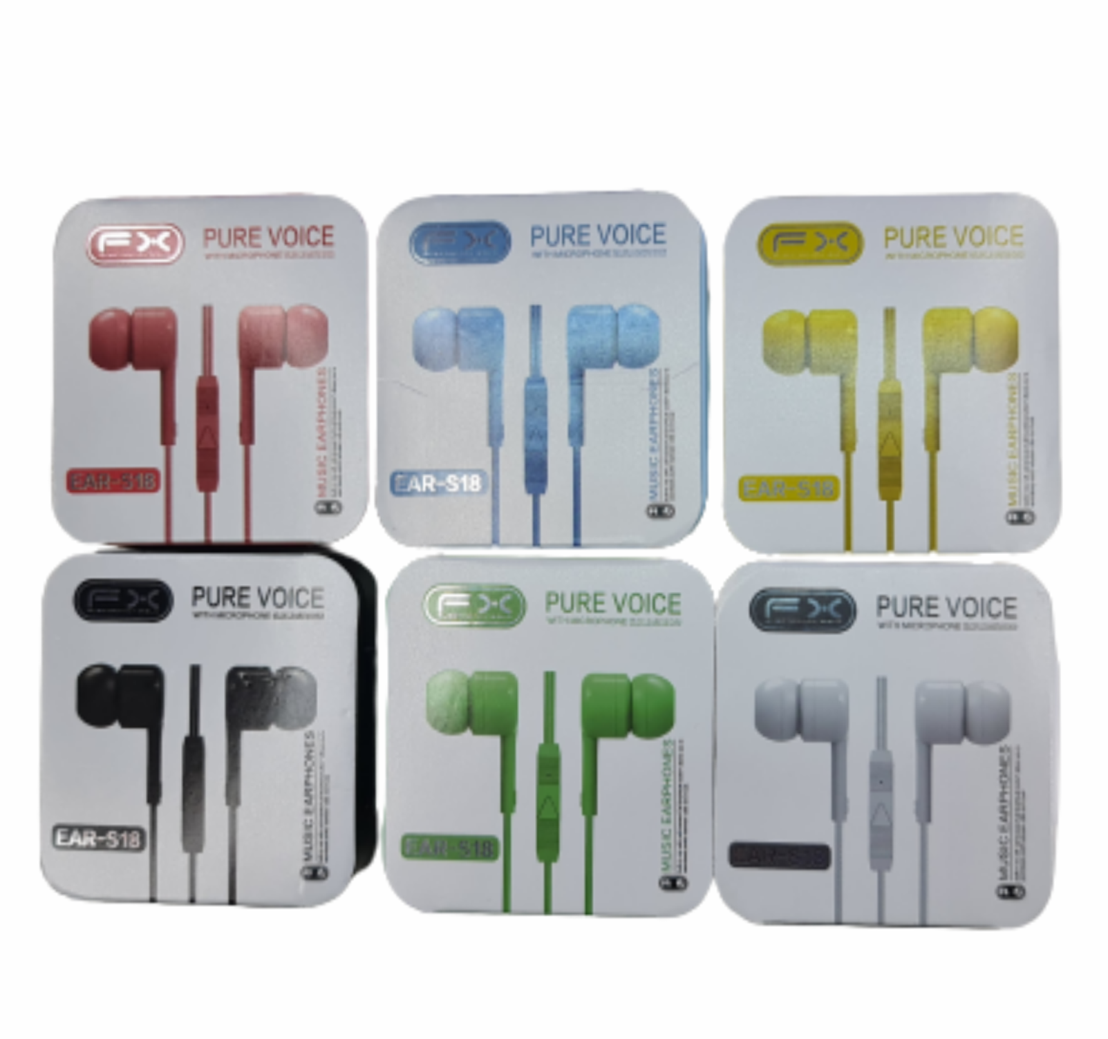 Audífonos alámbricos manos libres 3.5mm control de volumen calidad de audio material resistente diseño ergonómico afx