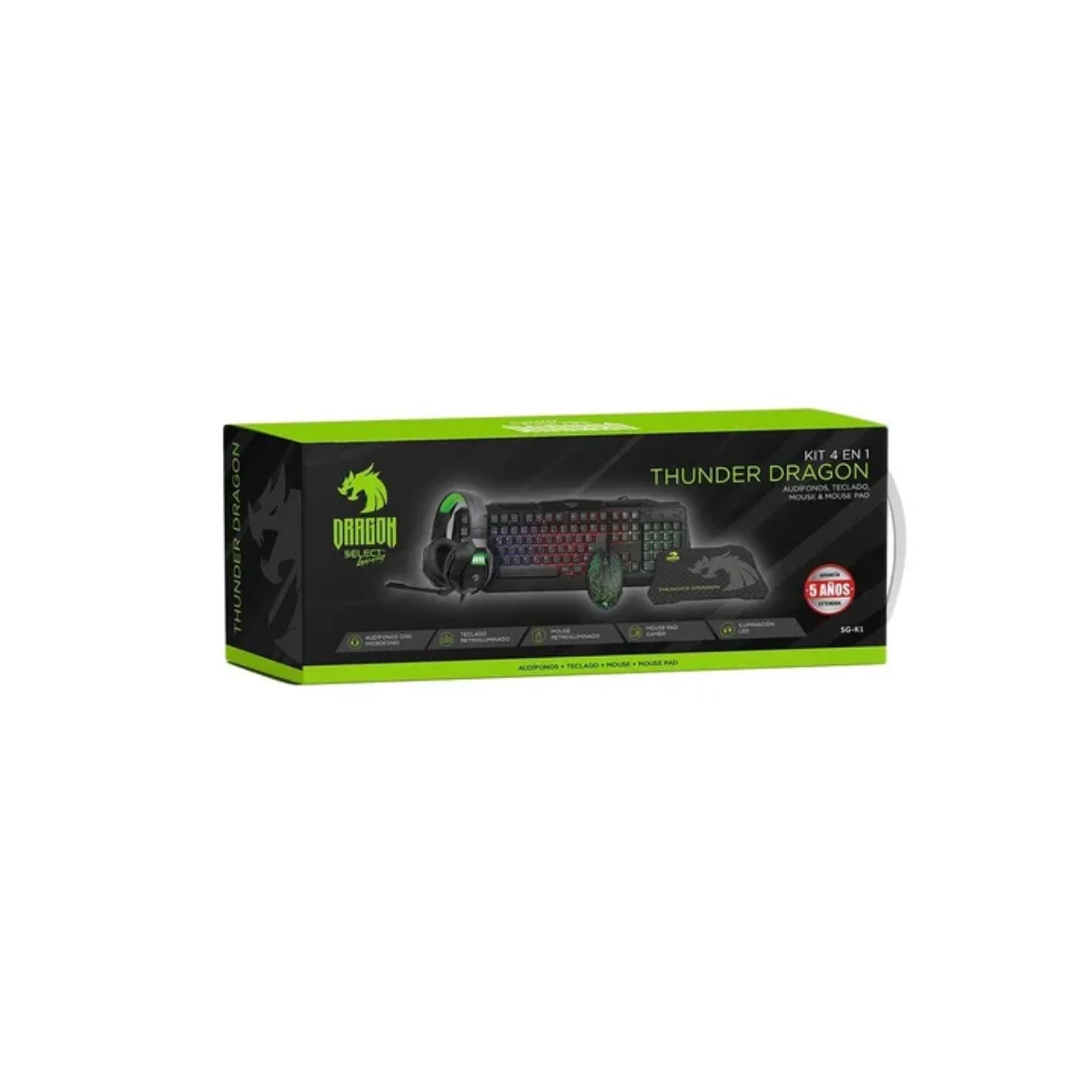 Kit gaming thunder dragon, select sound