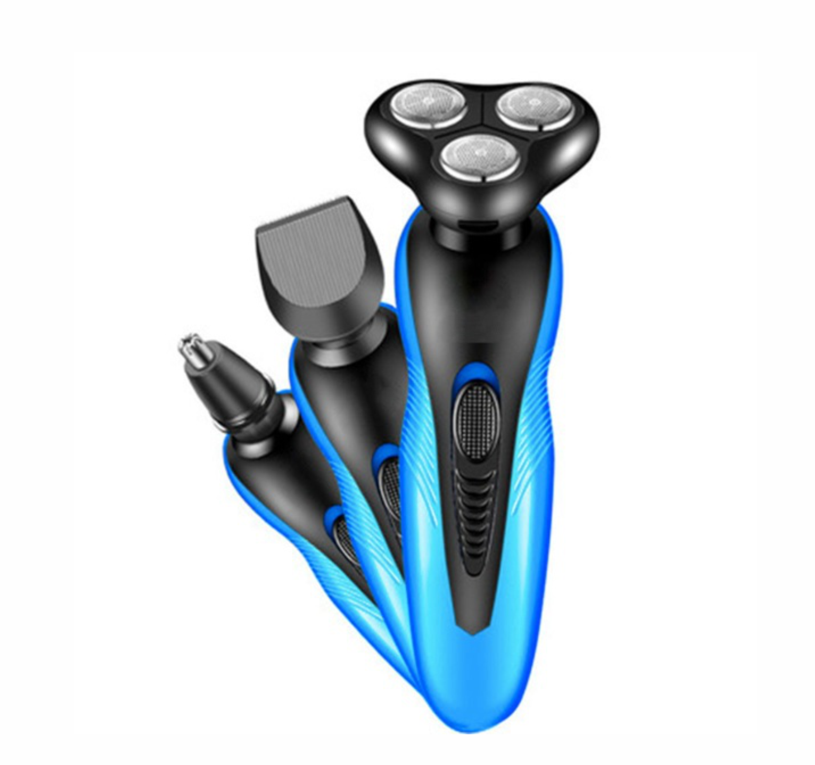 Maquina Afeitar Barba Eléctrica 3 En 1 Recargable Eficaz Calidad cabezas intercambiables