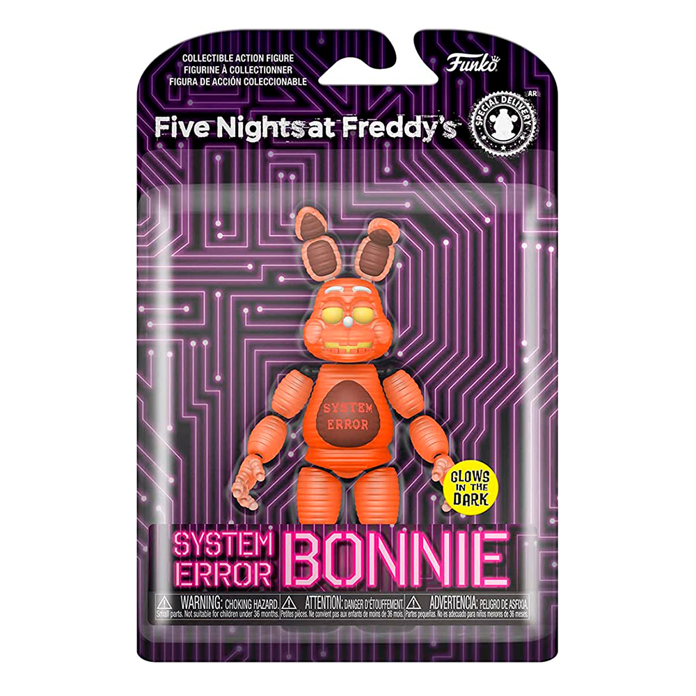 Funko System Error Bonnie Five Nights At Freddys Figura Glow Original