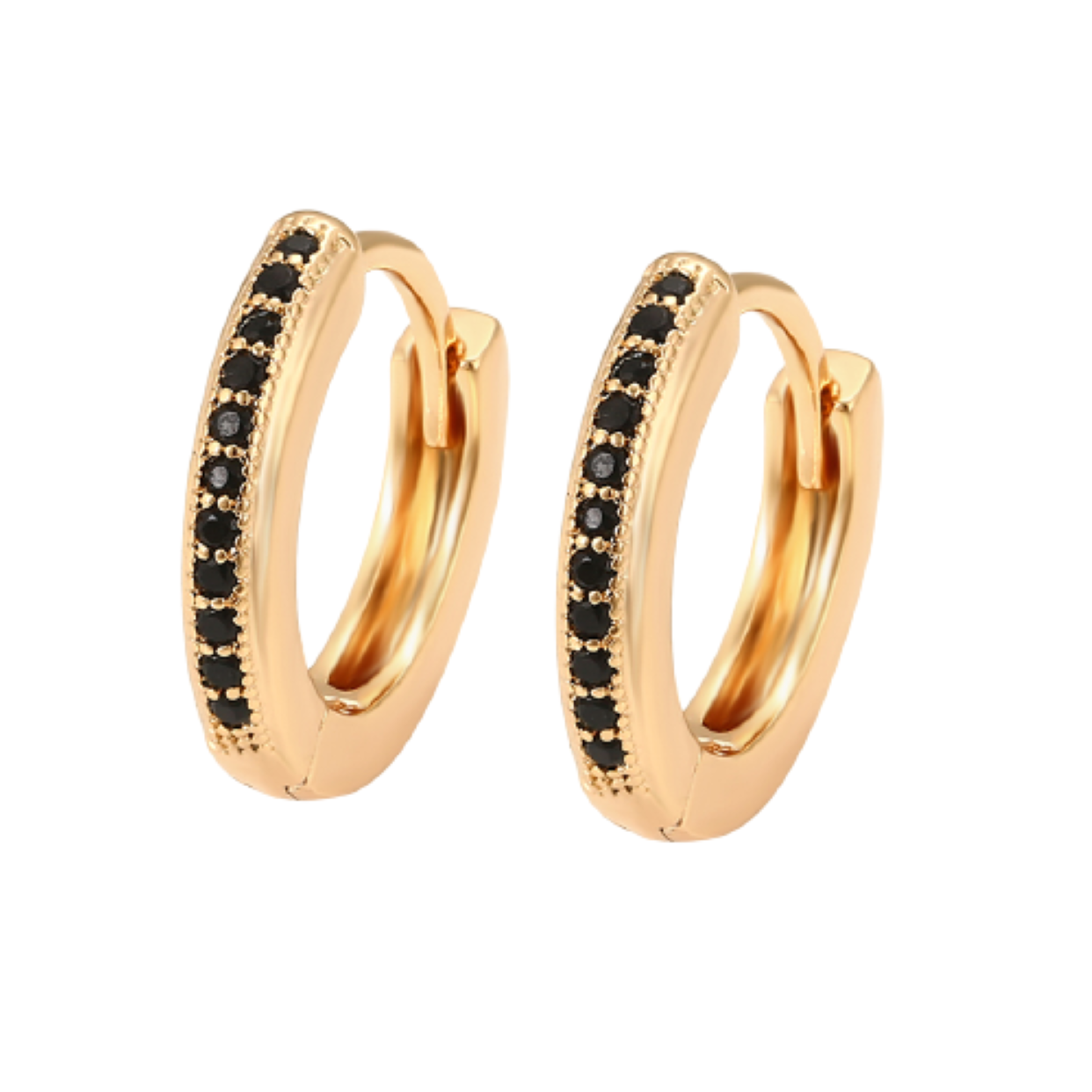 Aretes Pequeños Mujer y Niña Arracadas Chicas Oro Laminado 18k