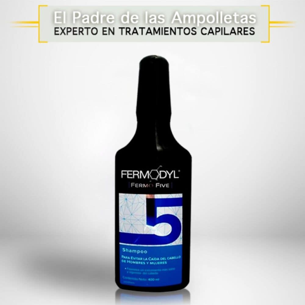 Fermodyl Ampolletas Fermofive 6 Ampolletas de 6ml Con Shampoo de 400 ml (2x1)