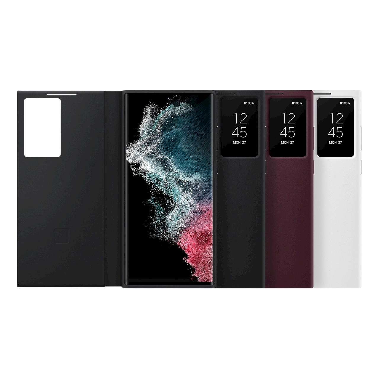 Funda Tipo Cartera Samsung para Galaxy S22 Ultra Smart View Cover 