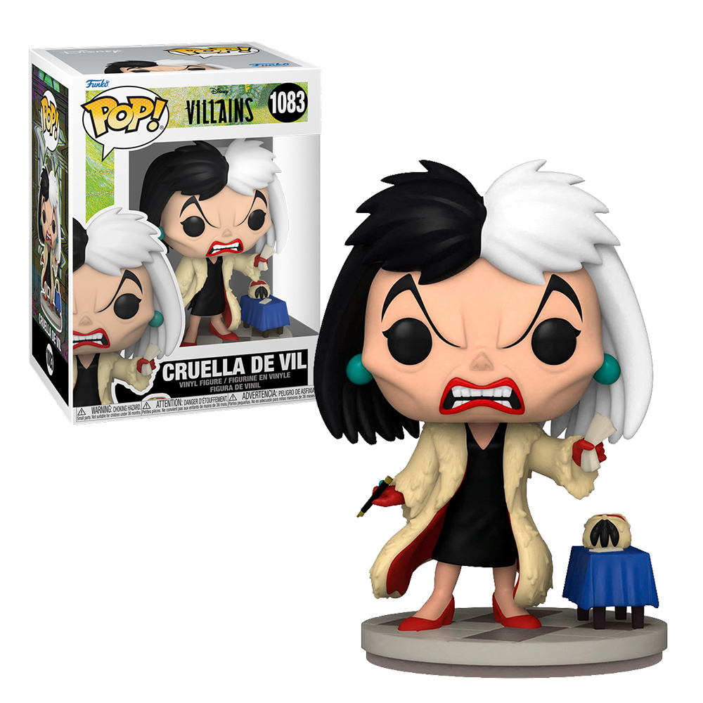 Funko Pop Cruella De Vil #1083 Villanos Disney 101 Dalmatas Figura Original