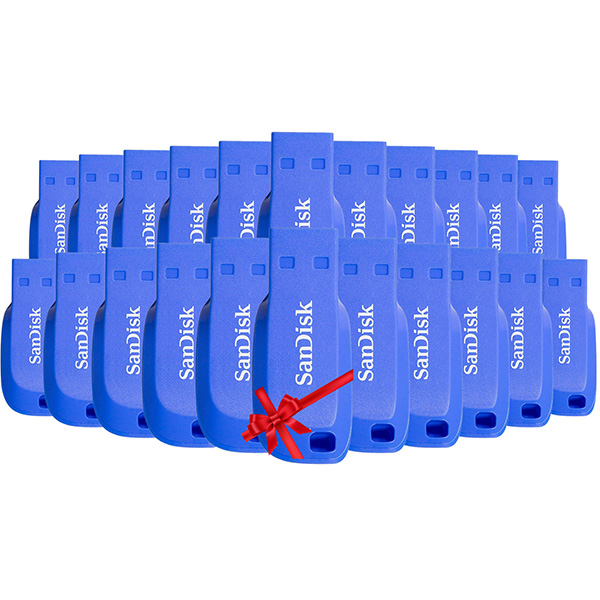 Kit 20 memorias USB 32GB Sandisk USB 2.0 SDCZ50C-032G-B35BE