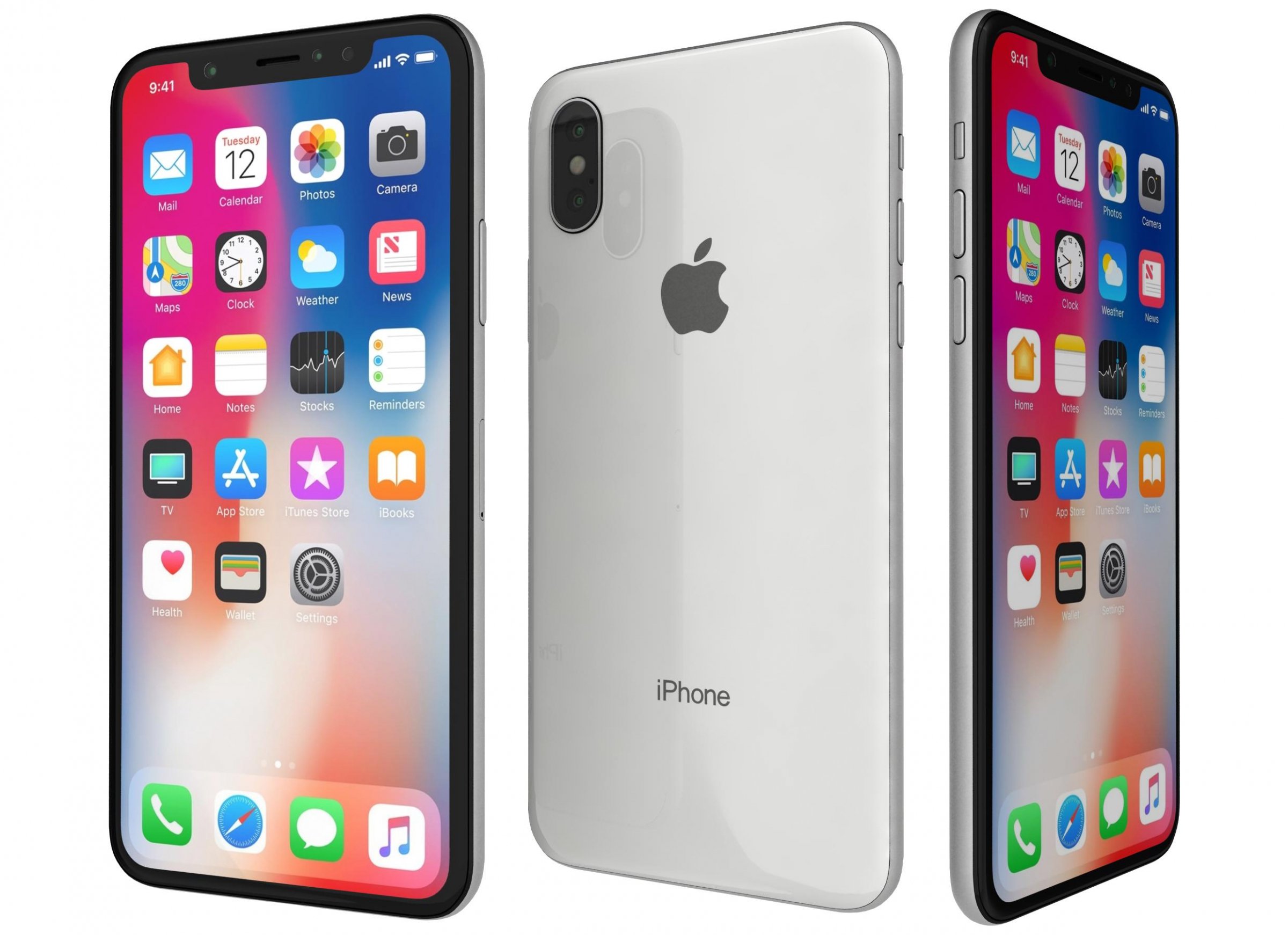 Celular iPhone  X 256GB (Gris Espacial) Reacondicionado Grado A.