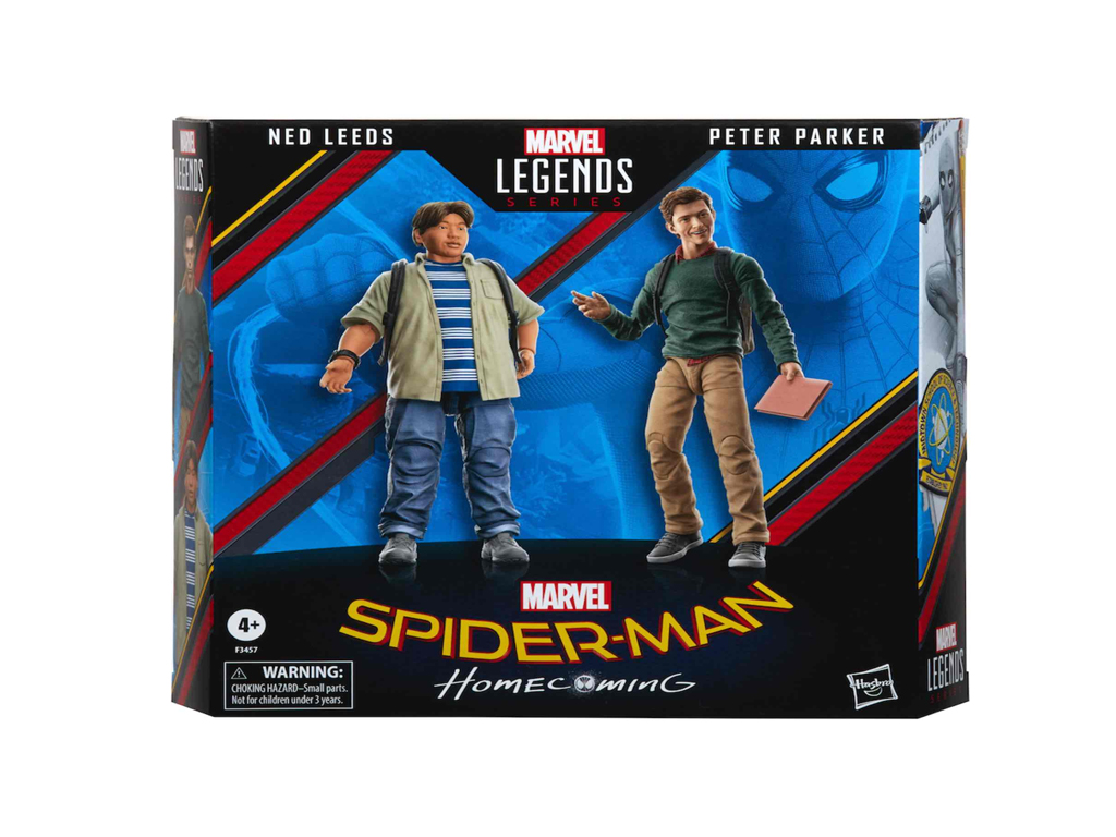 Marvel Legends Spider-Man 6 Inch Action Figure Movie 2-Pack - Ned Leeds & Peter Parker