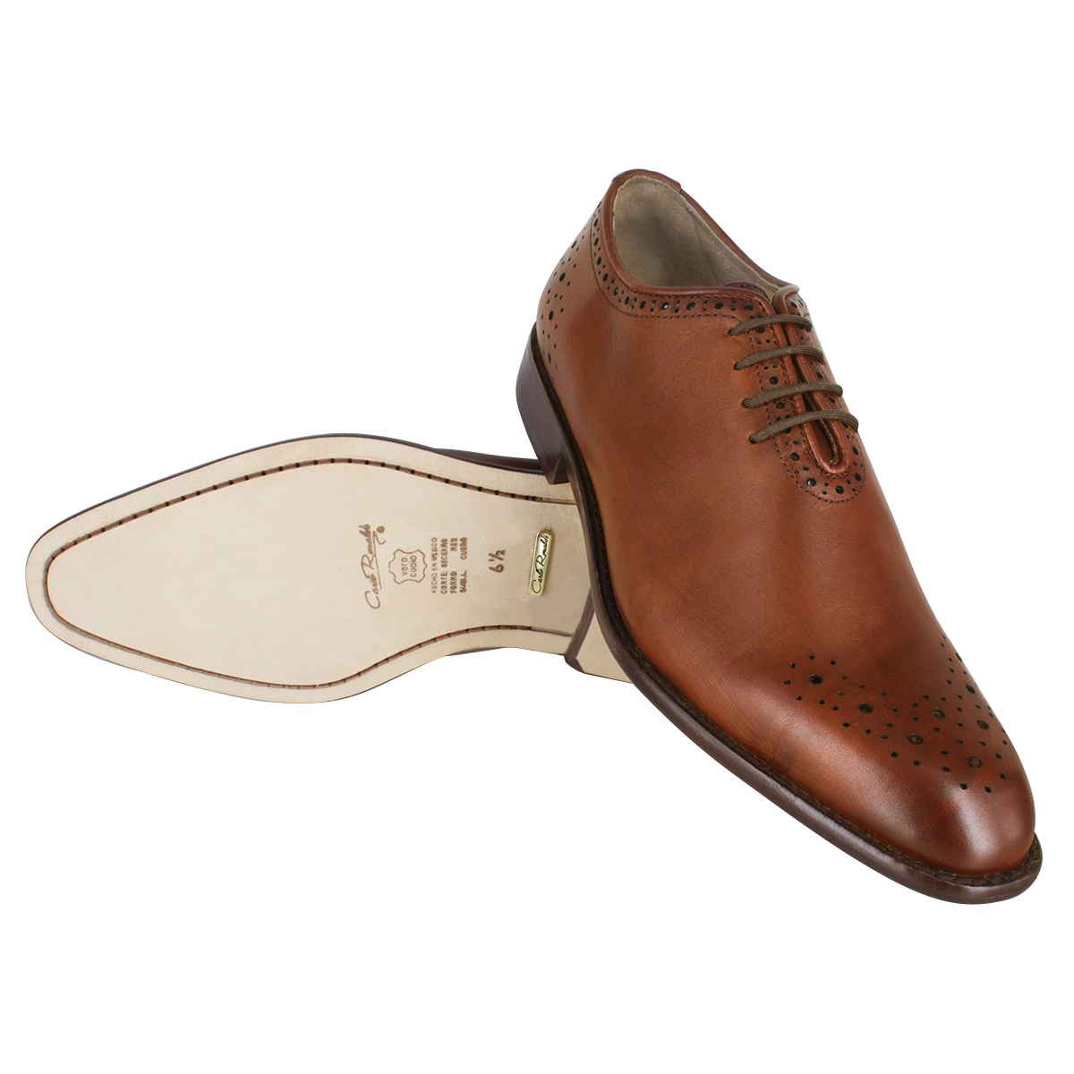Zapato Carlo Ronaldi 1030 Becerro Café Capuchino