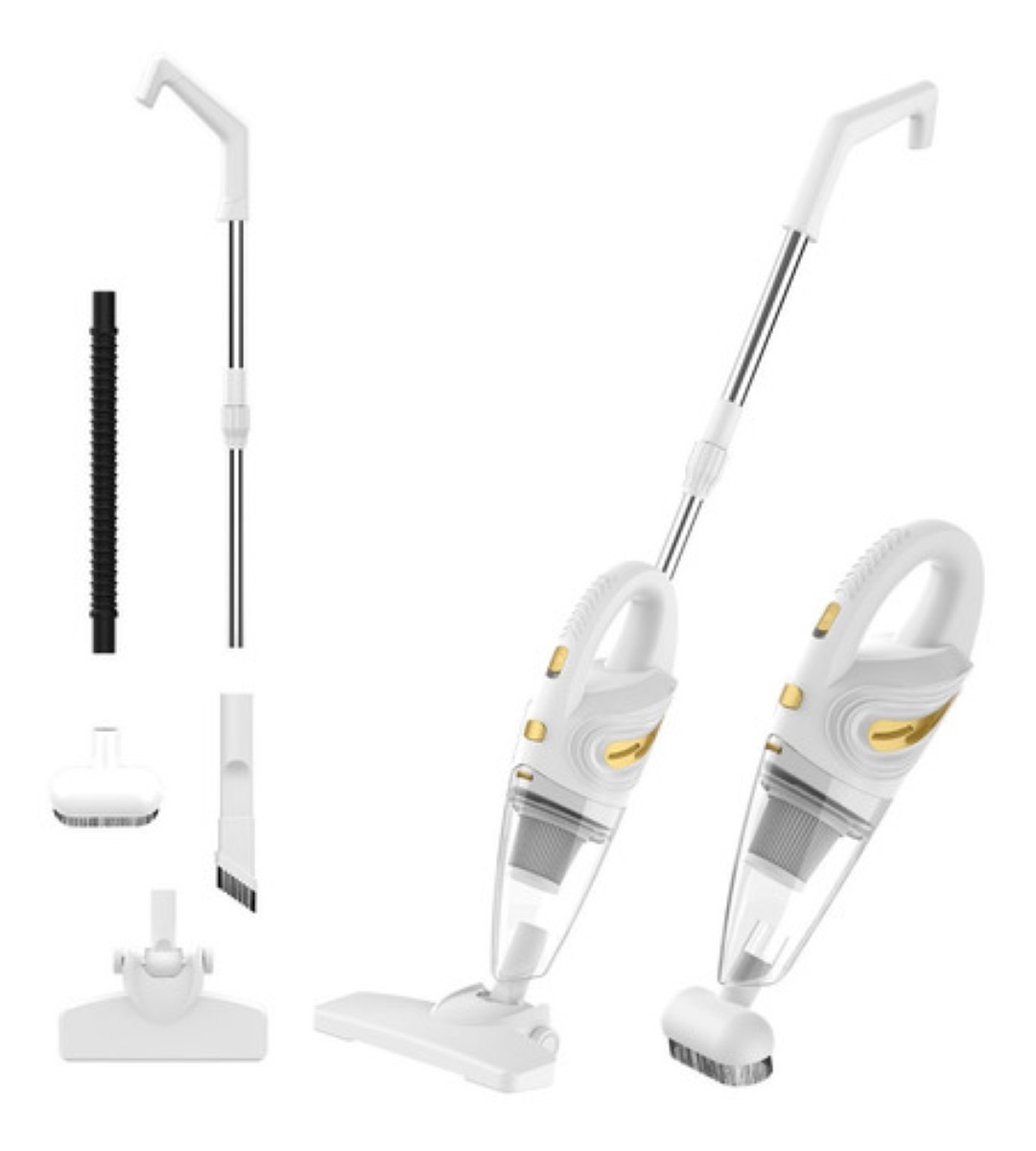 Aspiradora Inalambrica de Mano Portátil Dos En Uno Blanca