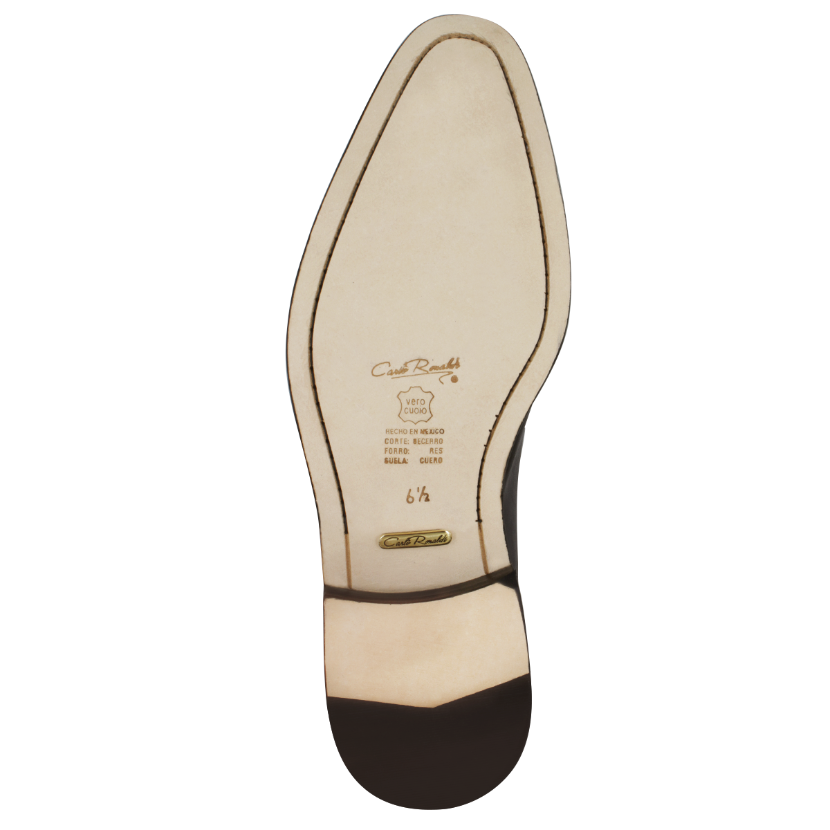 Zapato Carlo Ronaldi 1030 Becerro Negro