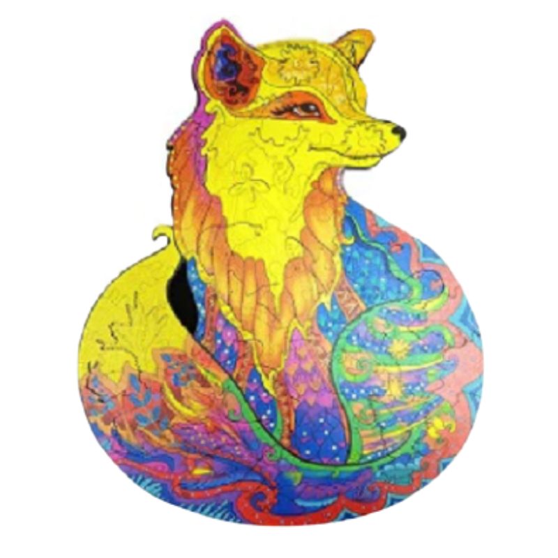 Rompecabezas Madera Irregular Animal Puzzle Zorro