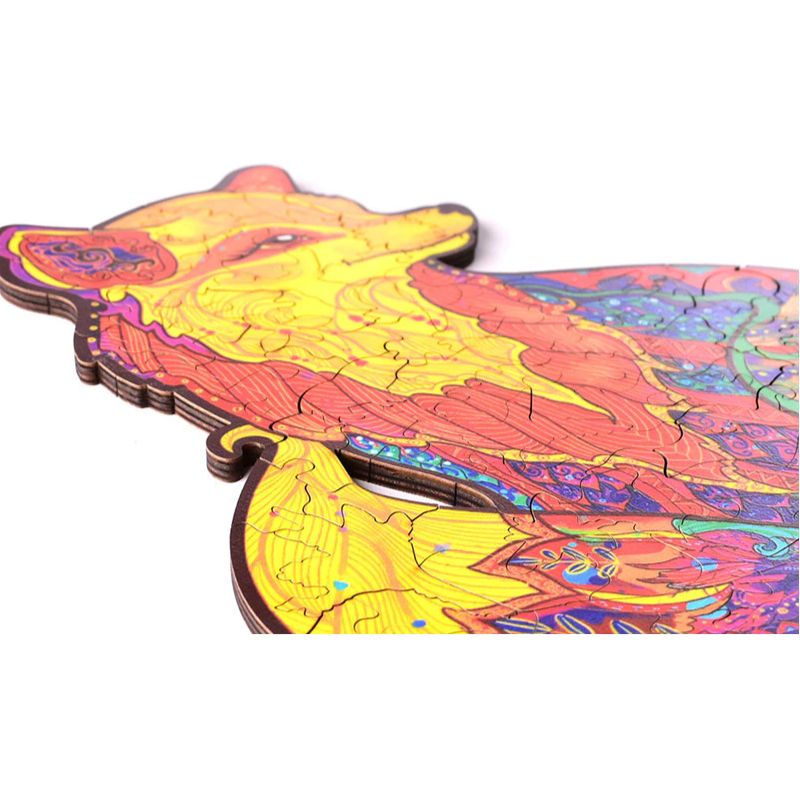 Rompecabezas Madera Irregular Animal Puzzle Zorro