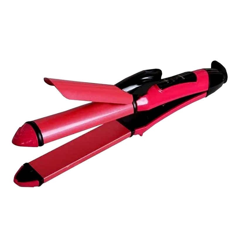 Rizador y Plancha Para Cabello 2 En 1