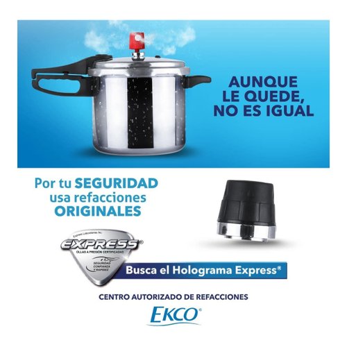 Olla Express Ekco Classic 8 litros de Aluminio