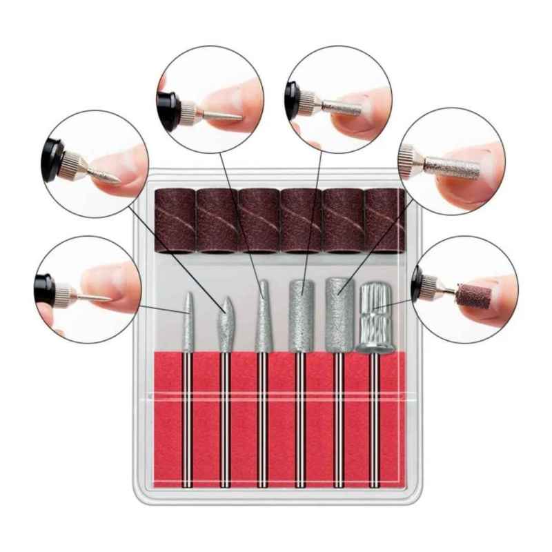 Esmeril Drill Torno Pulidor De Uñas Juego De Puntas Y Barriles Velocidad Variable Perfecto Para Manicura Y Pedicura Cuidado De Uñas
