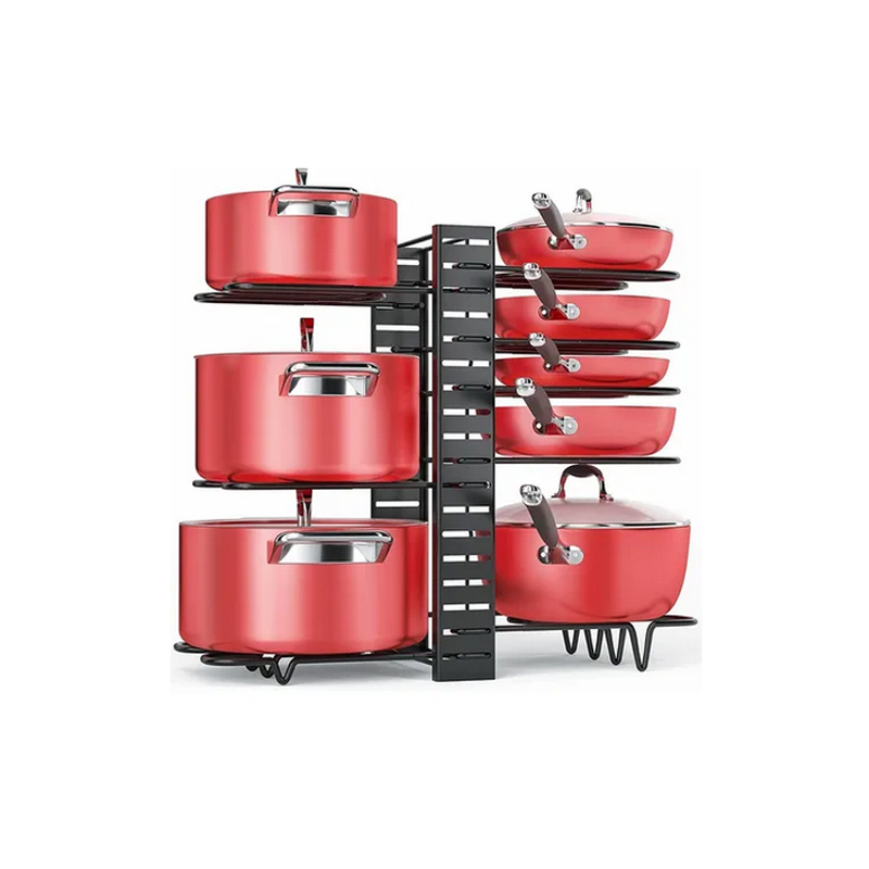 Estante Organizador Para Ollas Y Sartenes Ajustable Cocina