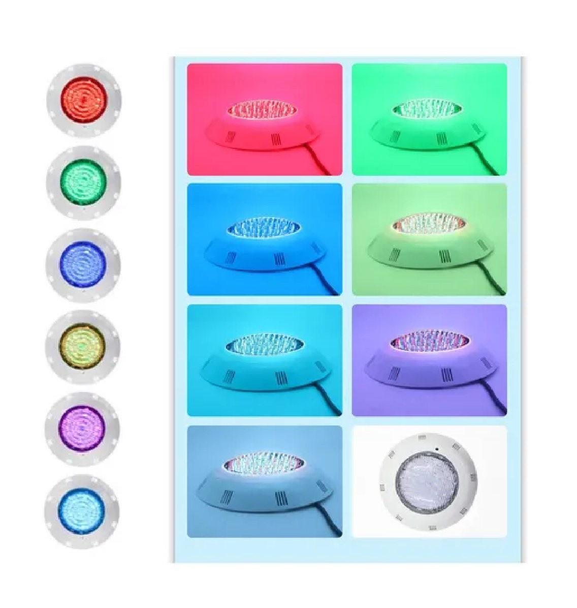 Lampara Subacuática Para Piscinas Rgb Ip68