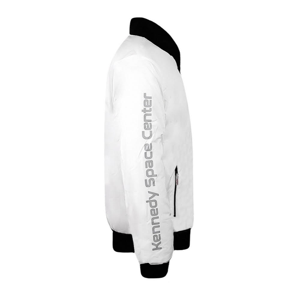 Chamarra NASA Bomber Blanca Hombre 322198