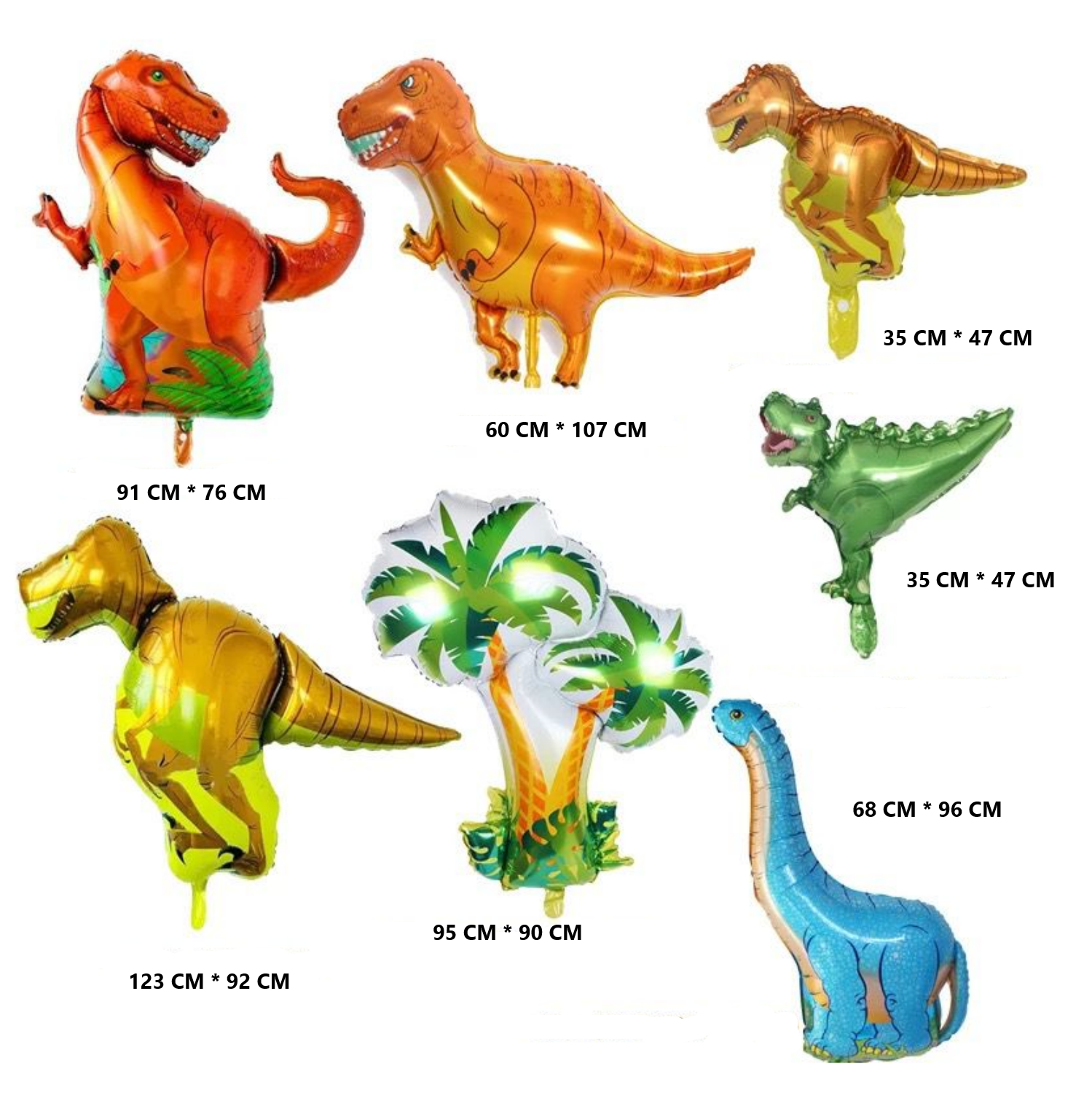 Globos De Cumpleaños Decoración Kit De Fiesta DINOSAURIOS