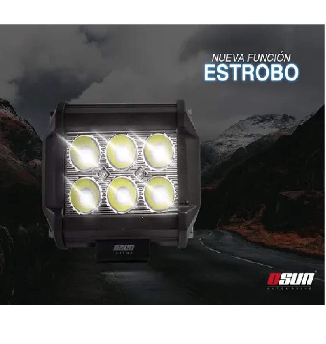 Set Faros Led Alta Intensidad Jeep/motos/autos/grúas/montacargas Universales
