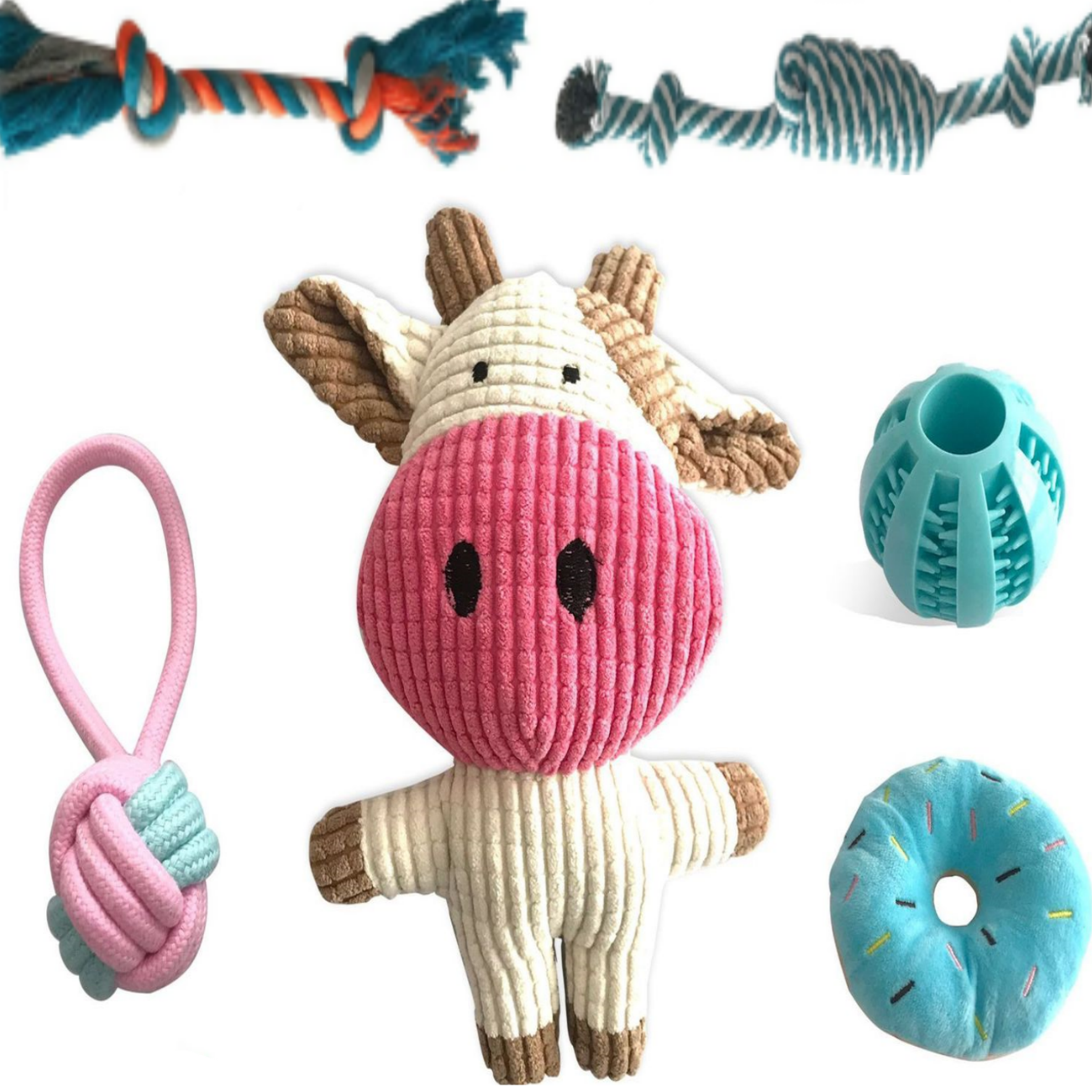 Juguete para mascota Kit De 6 Piezas Indestructibles