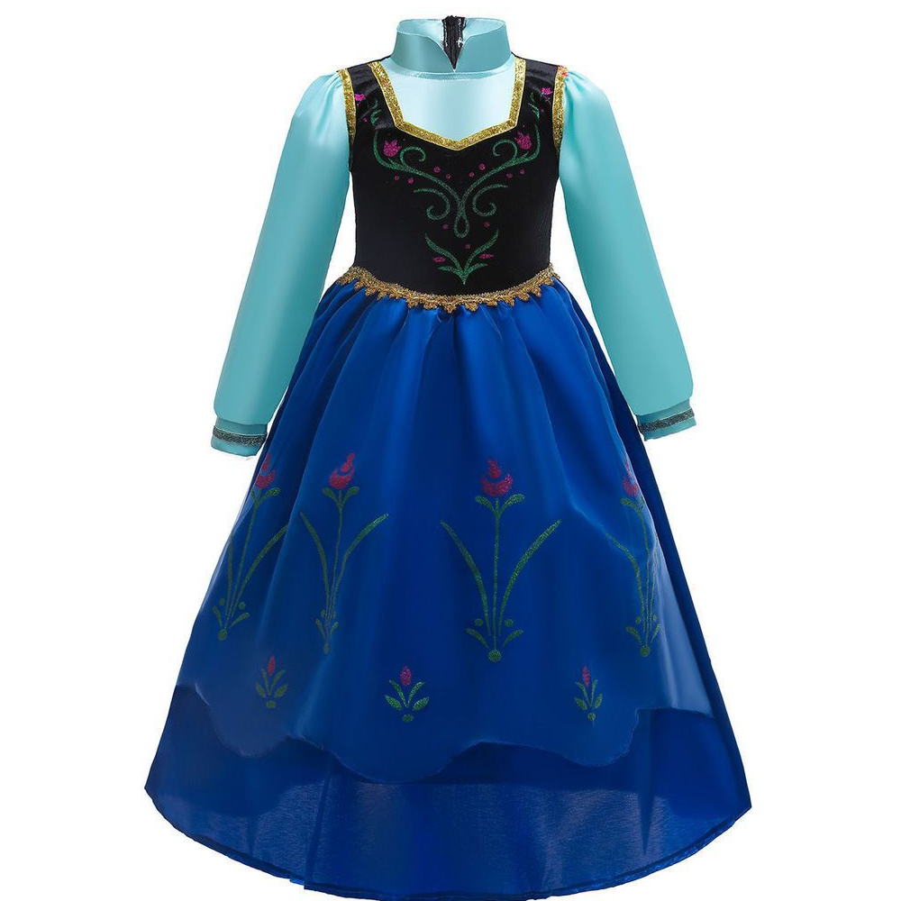 Vestido de fiesta Disfraz de ANNA Princesa Frozen 