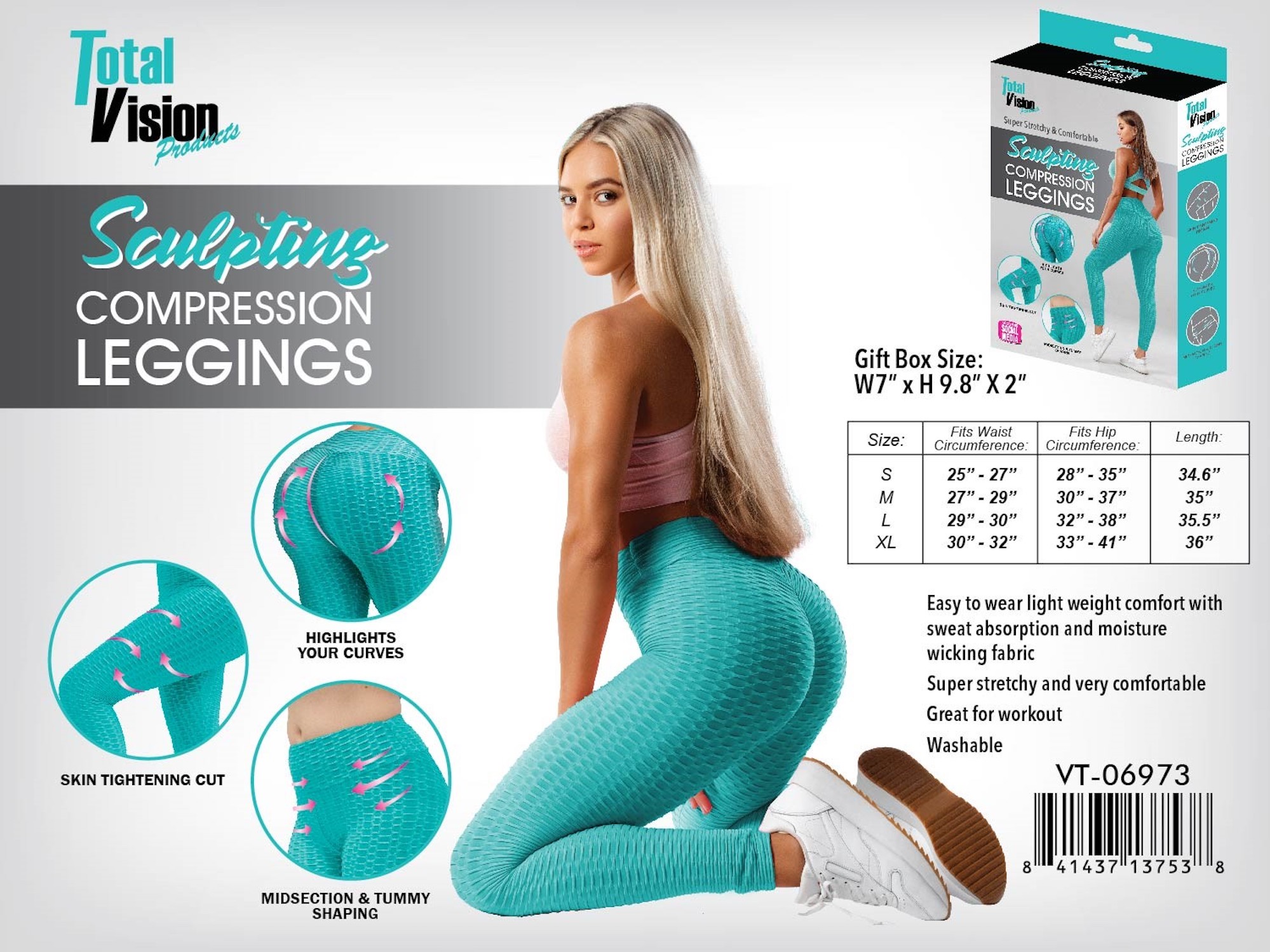 Leggins Mallas Para Mujer Tatys Fashion Fit Gym Levanta Gluteos