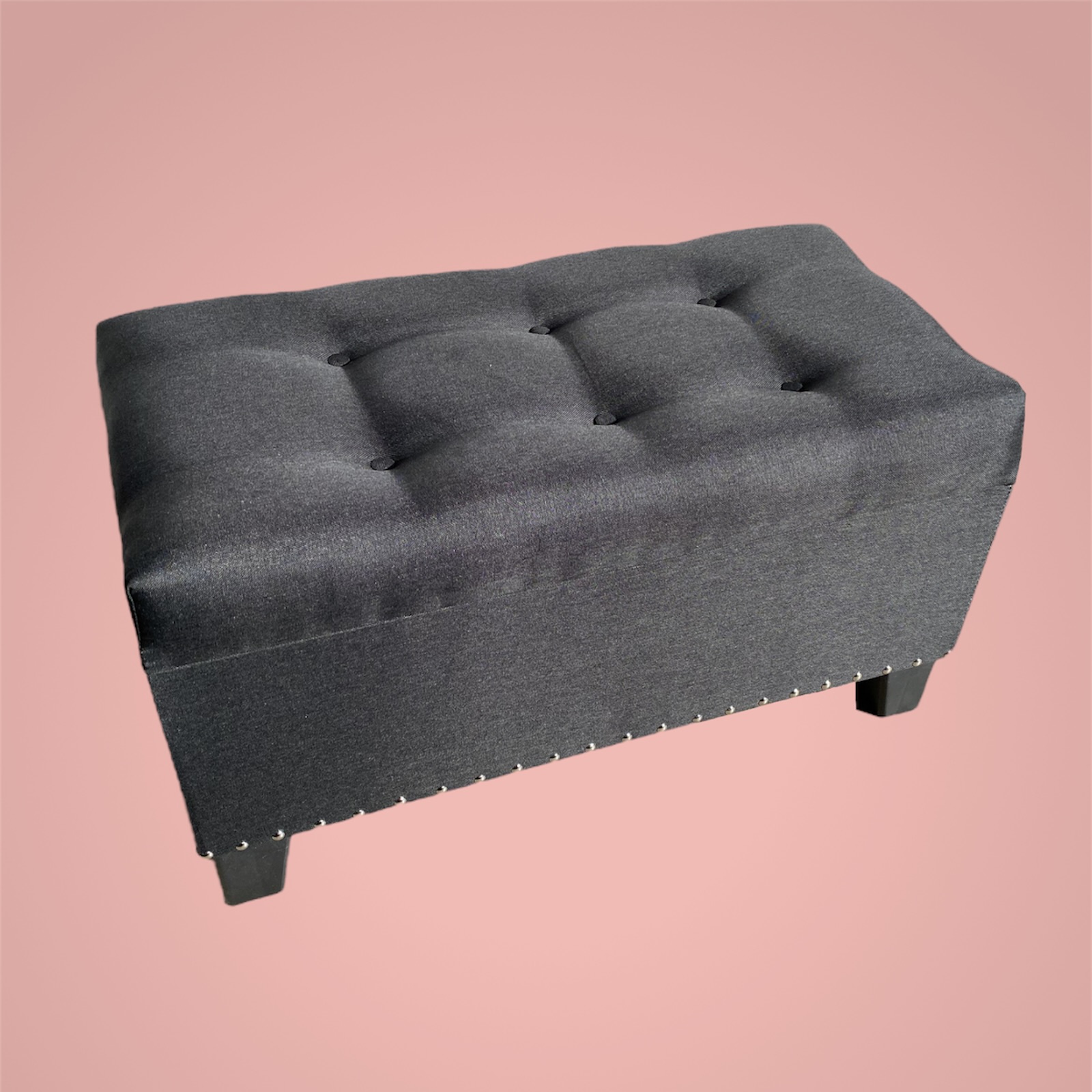 BAÚL INDIVIDUAL 6 BOTONES TACHUELA EN BOX 