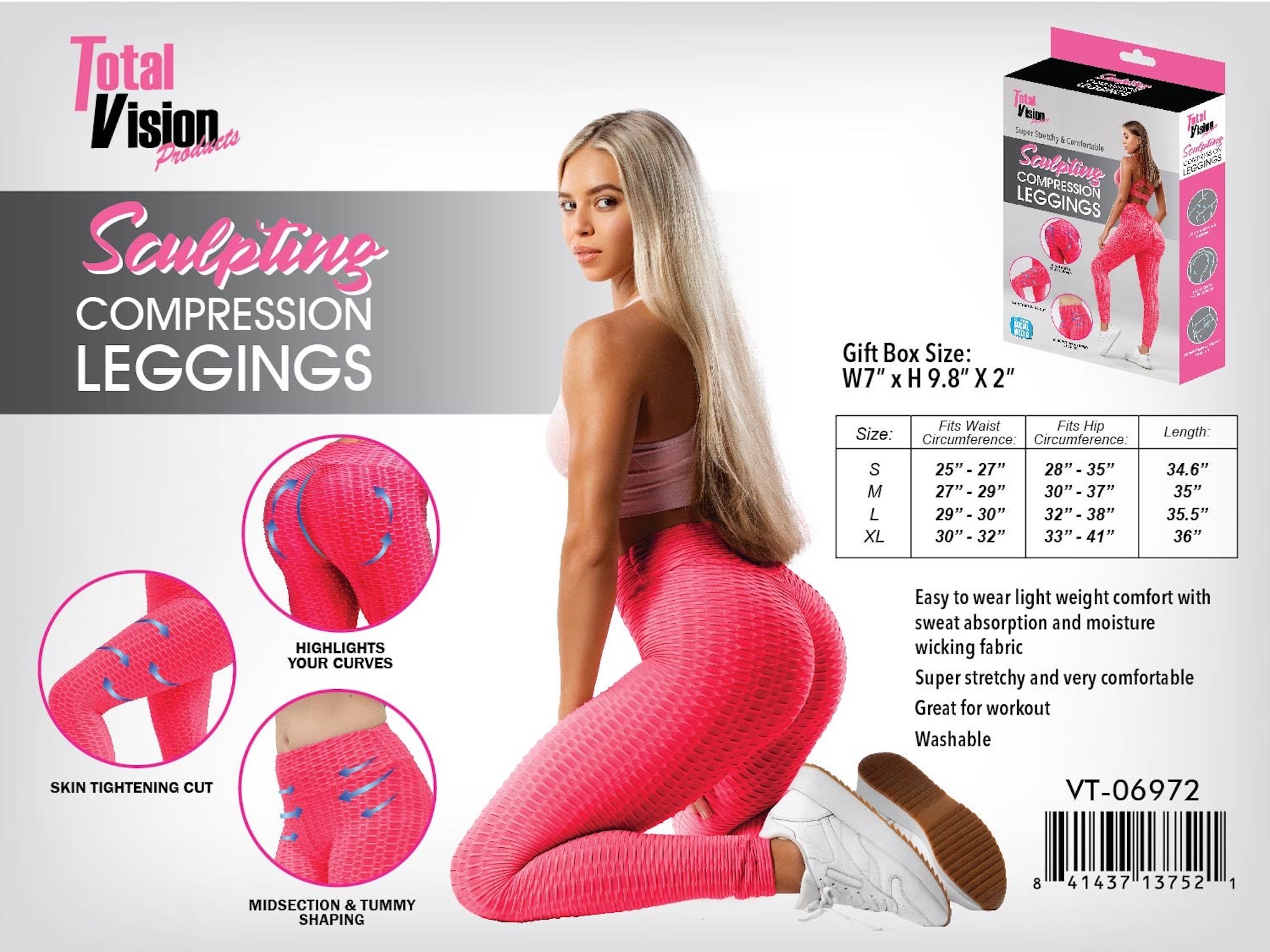 Leggins Mallas Para Mujer Tatys Fashion Fit Gym Levanta Gluteos